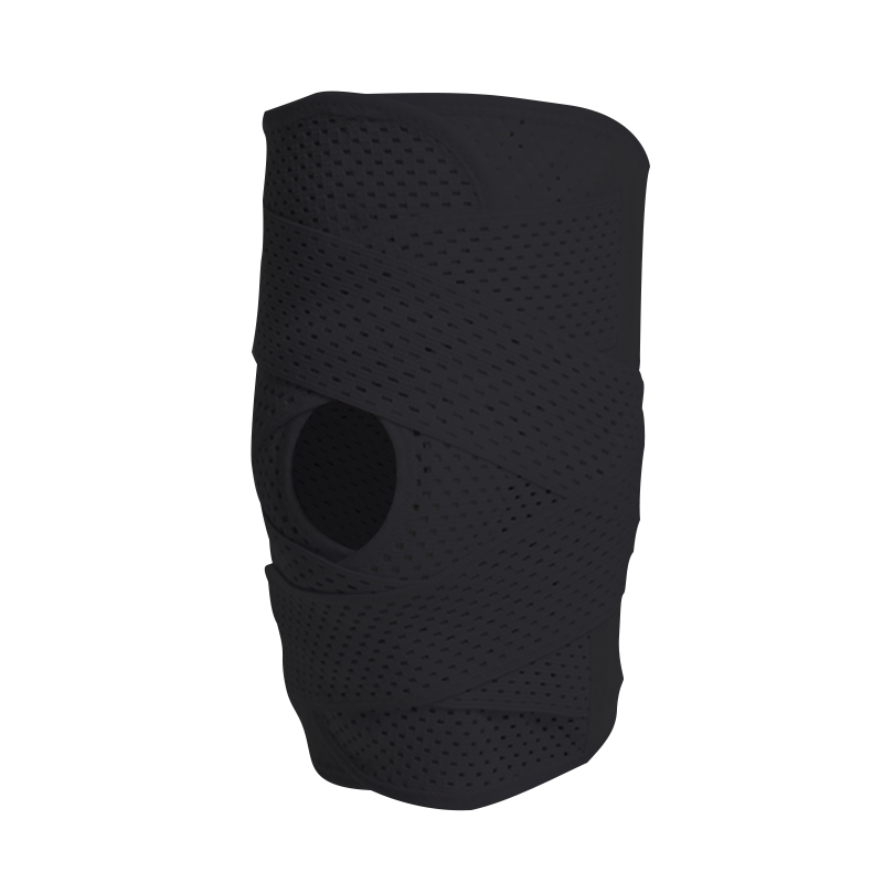 Breathable Multi-size Open Knee Support with Adjustable Knee Wrap,Air Mesh Fabric And Ultra-Soft Bandage