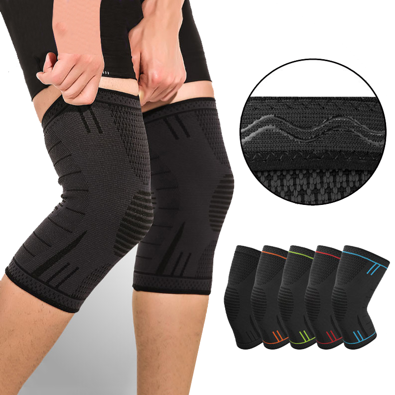 New Design Elasticity Compression Knee Sleeve Cozy Frabic Knee Brace 
