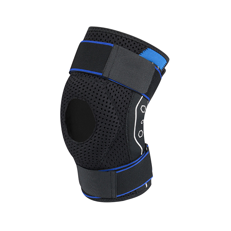  Open Patella Hinge Knee Brace for Arthritis Sports Knee Pads with Removable Side Stabilizers