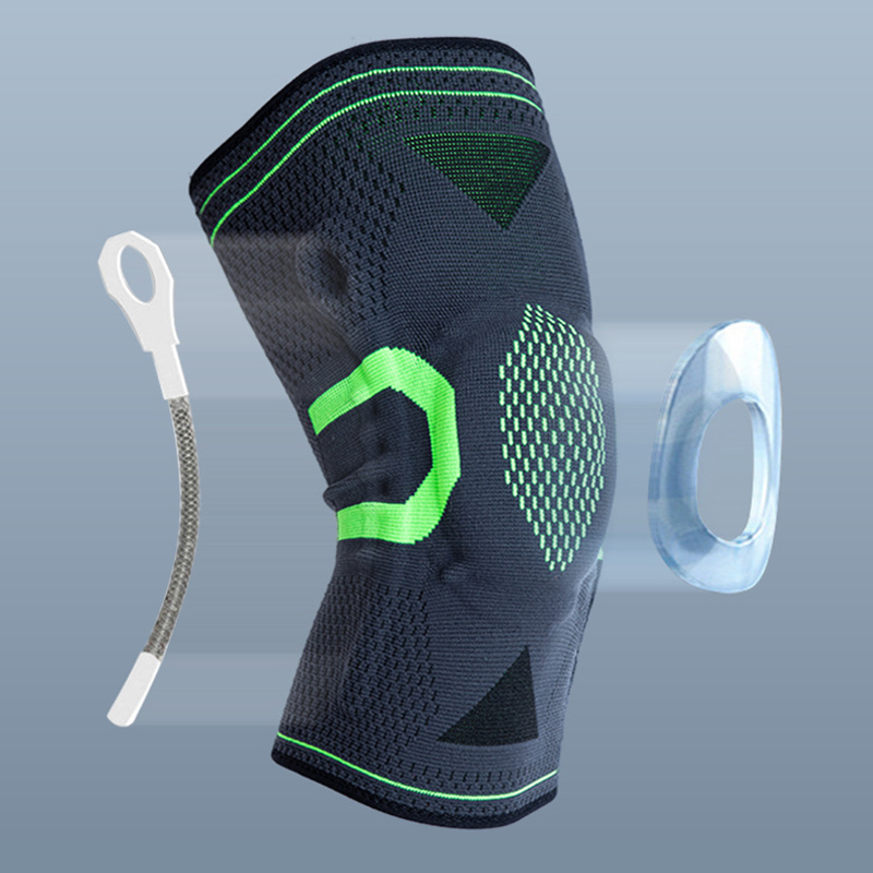 Breathable Professional Sports Protector Knee Compression Sleeve Support with Patella Gel Pad Light Exercise