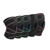 Patella Gel Pad Adjustable Open Knee Support with Side Spring Stabilizers Elastic Bandage Knee Brace