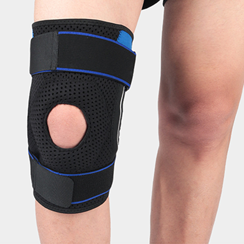  Open Patella Hinge Knee Brace for Arthritis Sports Knee Pads with Removable Side Stabilizers