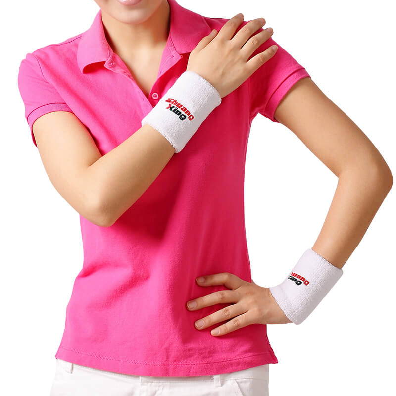 Custom Cotton Terry Cloth Sport Exercise Tennis Wrist Wristband Embroidery Sweatband