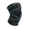 Patella Gel Pad Adjustable Open Knee Support with Side Spring Stabilizers Elastic Bandage Knee Brace