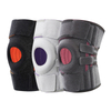 Patella Gel Pad Open Knee Support with Side Spring Stabilizers，Adjustable Velcro Straps
