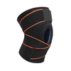 Patella Gel Pad Adjustable Open Knee Support with Side Spring Stabilizers Elastic Bandage Knee Brace