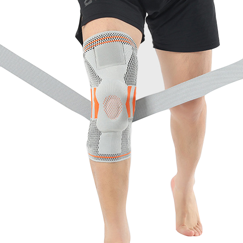 Customizable Support Sports Knee Support Silicone Shock Absorption Knee Brace