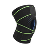 Patella Gel Pad Adjustable Open Knee Support with Side Spring Stabilizers Elastic Bandage Knee Brace