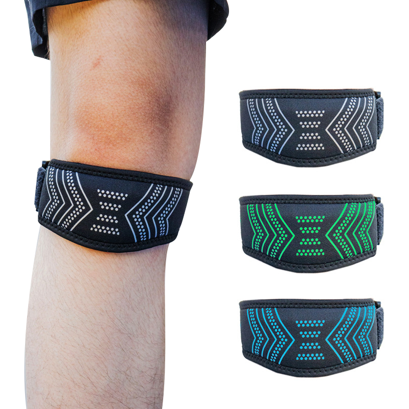 Thickened Pad & Wide Patella Tendon Strap for Knee Pain Relief & Patella Stabilizer Band