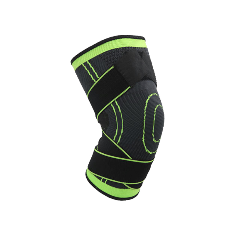 3D Knitted Compression Knee Brace Elastic Knee Sleeve Witth Adjustable Bandage Knee support brace