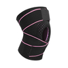 Patella Gel Pad Adjustable Open Knee Support with Side Spring Stabilizers Elastic Bandage Knee Brace