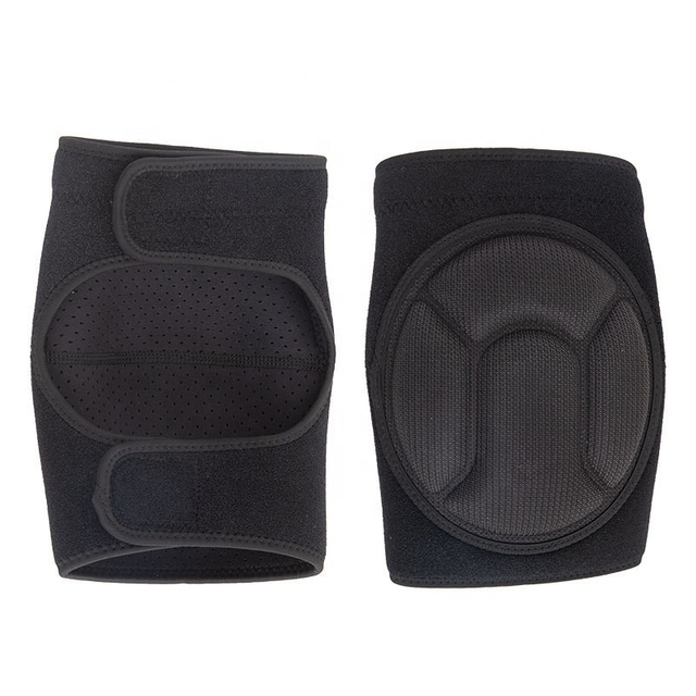 EVA Sponge Knee Pad with Adjustable Velcro Straps Anti-slip Strips for Gardening Housework Volleyball and Skating