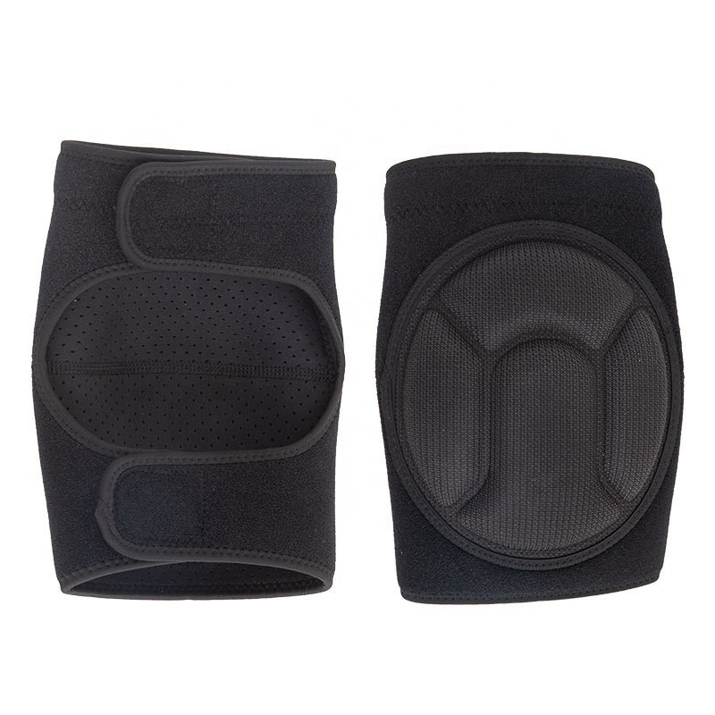 EVA Sponge Knee Pad with Adjustable Velcro Straps Anti-slip Strips for Gardening Housework Volleyball and Skating