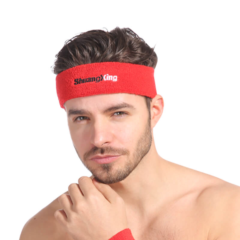 Comfortable High Stretch High-Quality Towel Sweatwicking Headband sweatband