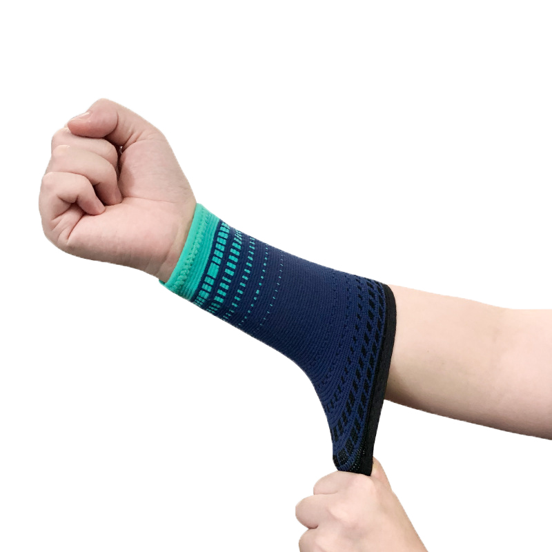 Elastic Sports Tennis Wristbands Sweat-absorb Nylon Wrist Brace Gym Fitness Wrist Support
