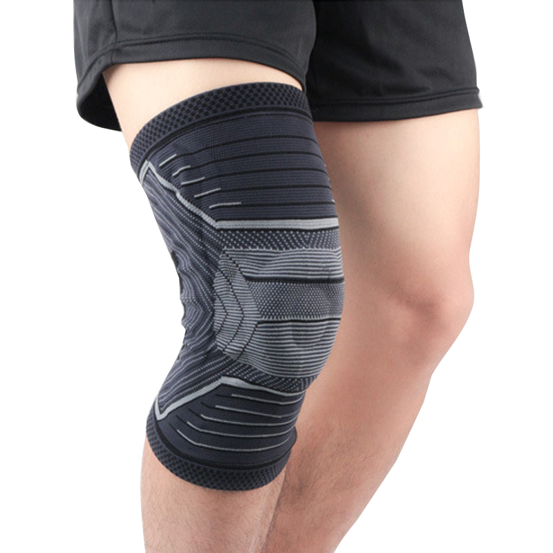 Customized anti-collision knee pad support knitted compression sports knee brace