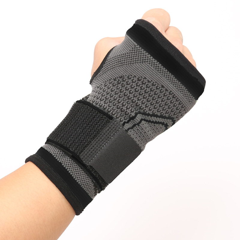 Gym Fitness weightlifting Wrist Support Wraps Easy To Wear Elastic Wrist Brace Customized Spandex Wrist Sleeves