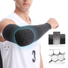 Lycra Elbow Arm Sleeves with Honeycomb Elbow Pads for Basketball Elbow Sleeves Comfortable Wear Compression