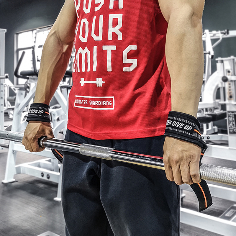 Gym Weight Lifting Wrist Strap with Hand Grip Support for Strength Training Wrist Supports Dumbbell Wristband