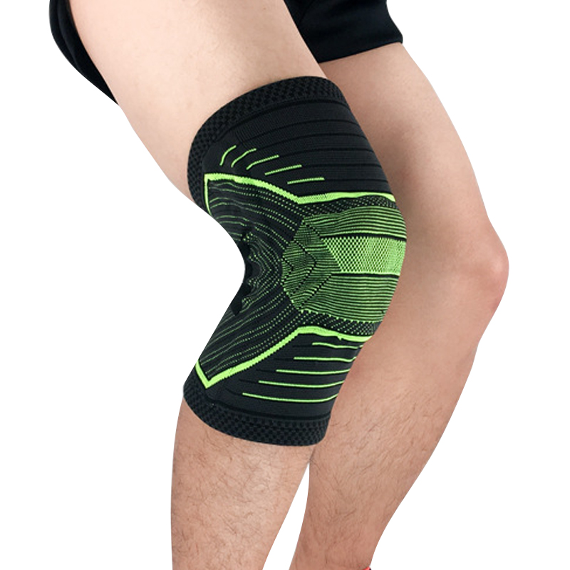Customized anti-collision knee pad support knitted compression sports knee brace