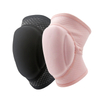 Pink/Black Pole Dance Knee Pad with Pocket Knee Guard with Thicken Sponge Pad Sticky Silicone Non-slip