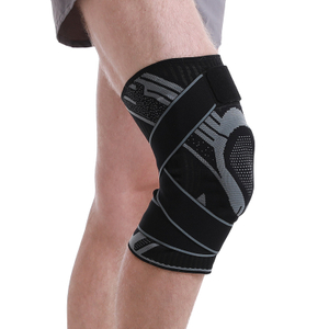 Custom High Elasticity Knee Brace Sport Safety Knee Support Knitted Compression Lifting Knee Sleeves Wrap