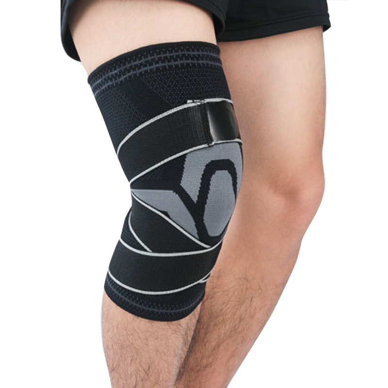 Compression Anti-Collision Knee Support Adjustable Flexible Sports Knee Brace Basketball Breathable Knee Pads