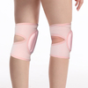 Pink/Black Pole Dance Knee Pad with Pocket Knee Guard with Thicken Sponge Pad Sticky Silicone Non-slip