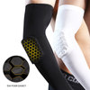 Lycra Elbow Arm Sleeves with Honeycomb Elbow Pads for Basketball Elbow Sleeves Comfortable Wear Compression