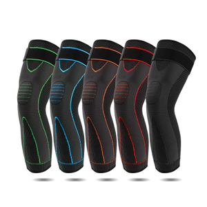 Knitting Long Leg Sleeve Compression Knee Sleeve Brace Knee Support