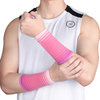 Elastic Sports Tennis Wristbands Sweat-absorb Nylon Wrist Brace Gym Fitness Wrist Support