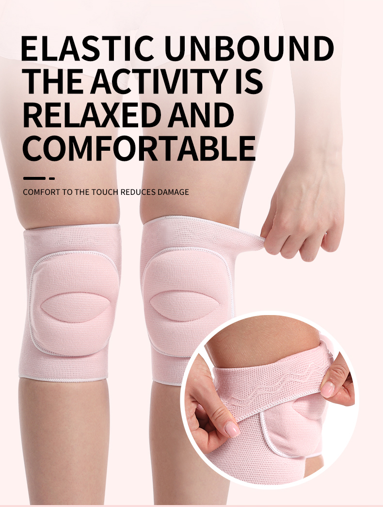 Thicken Foam Rodilleras De Nylon Compression Volleyball Knee Brace