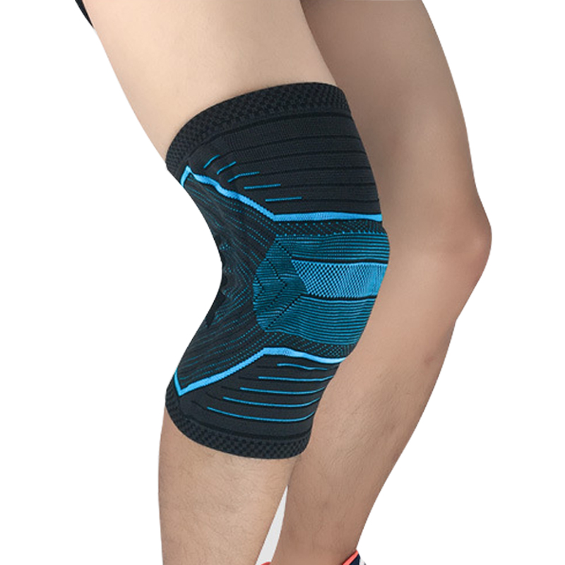 Customized anti-collision knee pad support knitted compression sports knee brace